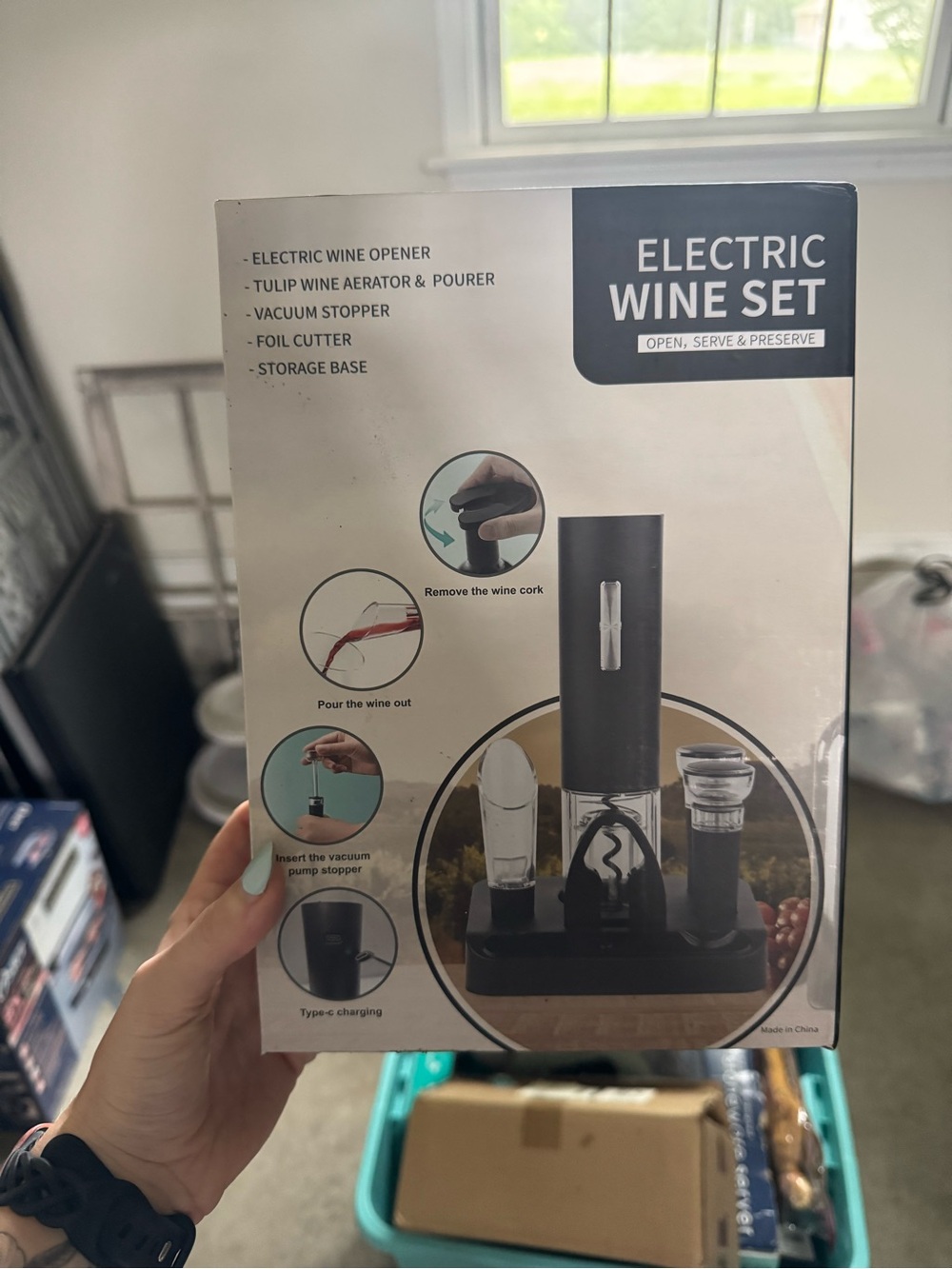 Electric Wine Set - Black